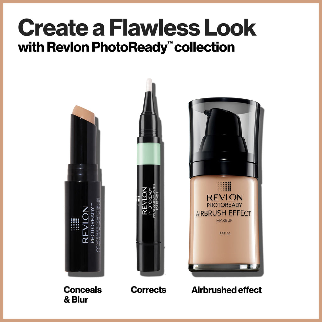 Revlon PhotoReady Stick Concealer Makeup, Medium Coverage, Deep, 0.11 oz