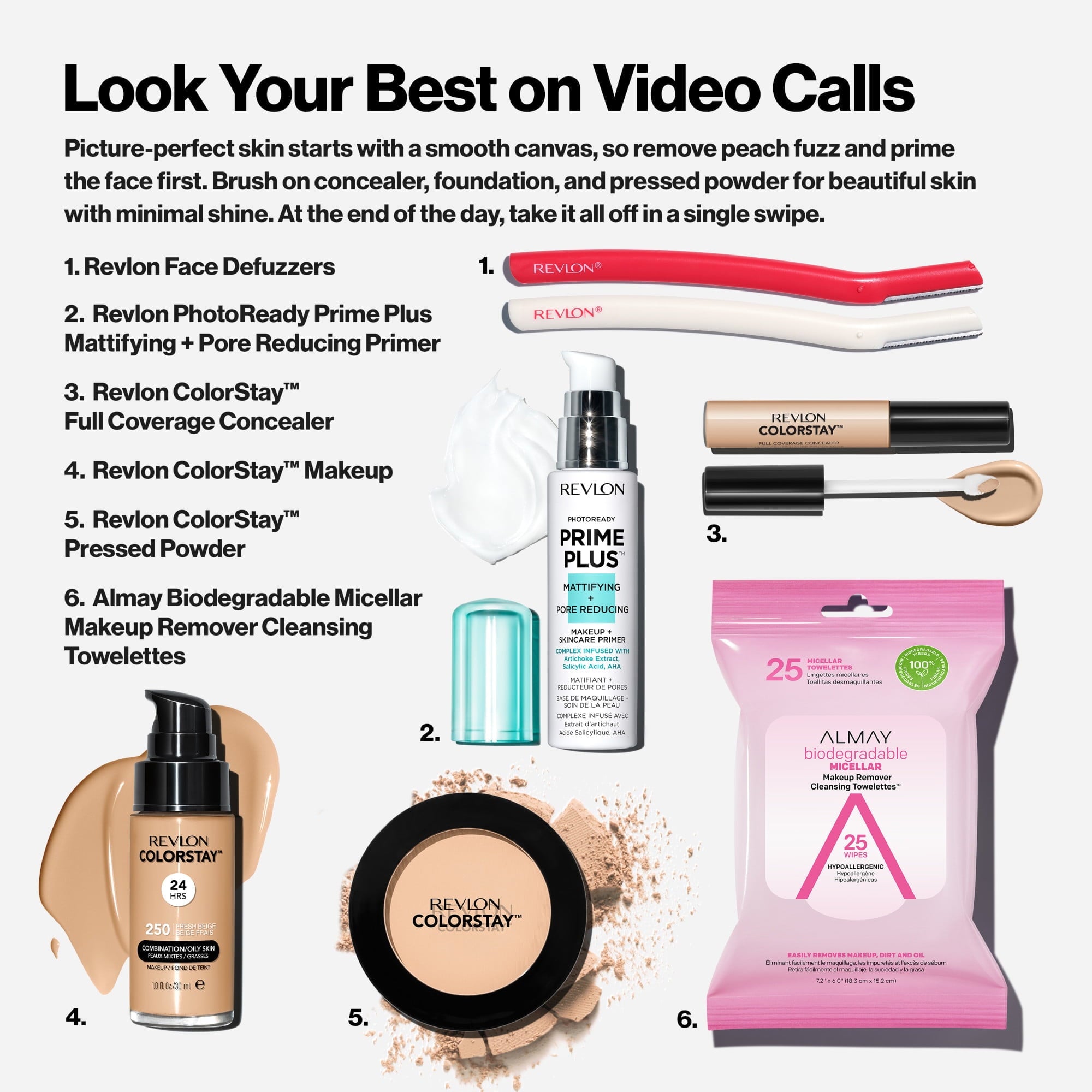 Revlon ColorStay Liquid Concealer Makeup, Full Coverage, 050 Medium Deep, 0.21 fl oz