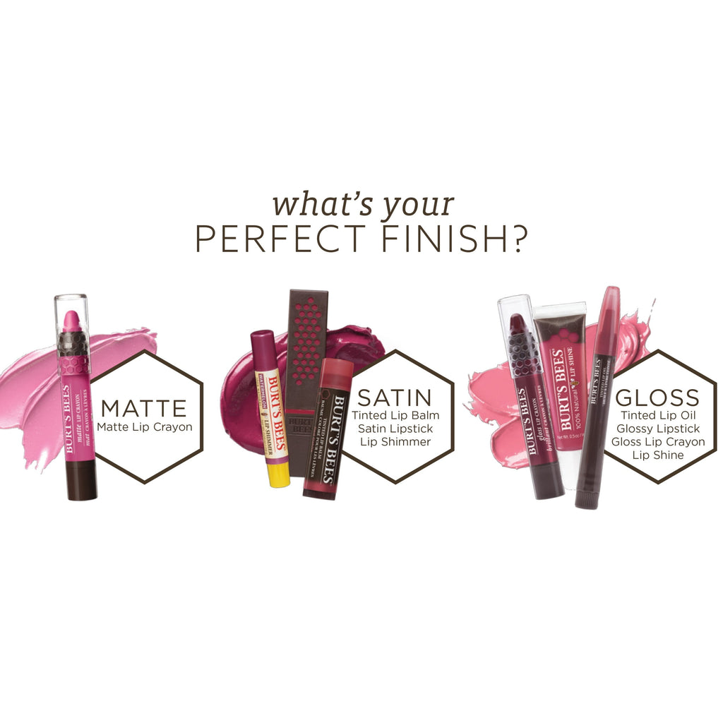 Burts Bees 100% Natural Moisturizing Lipstick, Crimson Coast - 1 Tube