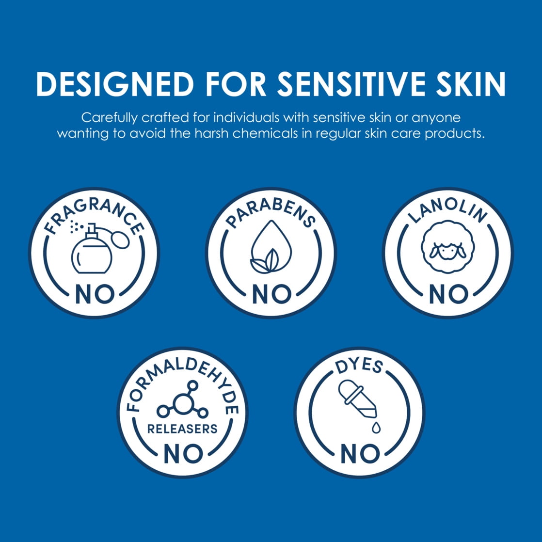 Vanicream Daily Facial Moisturizer with Hyaluronic Acid and Ceramides for Sensitive Skin, 3 fl oz