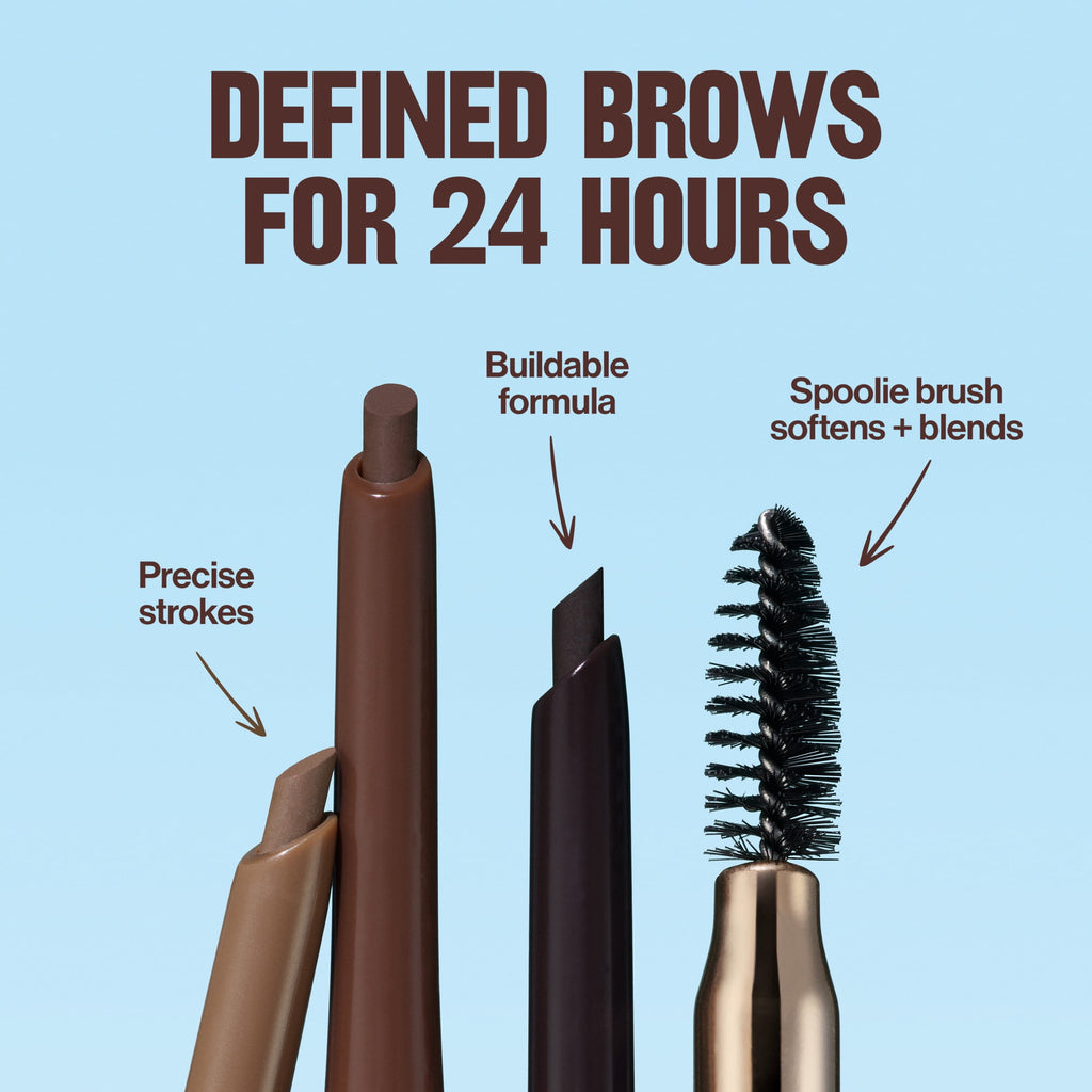 (4 pack) Revlon ColorStay Waterproof Eyebrow Pencil, Mechanical & Long Lasting, 215 Auburn, 0.021 oz