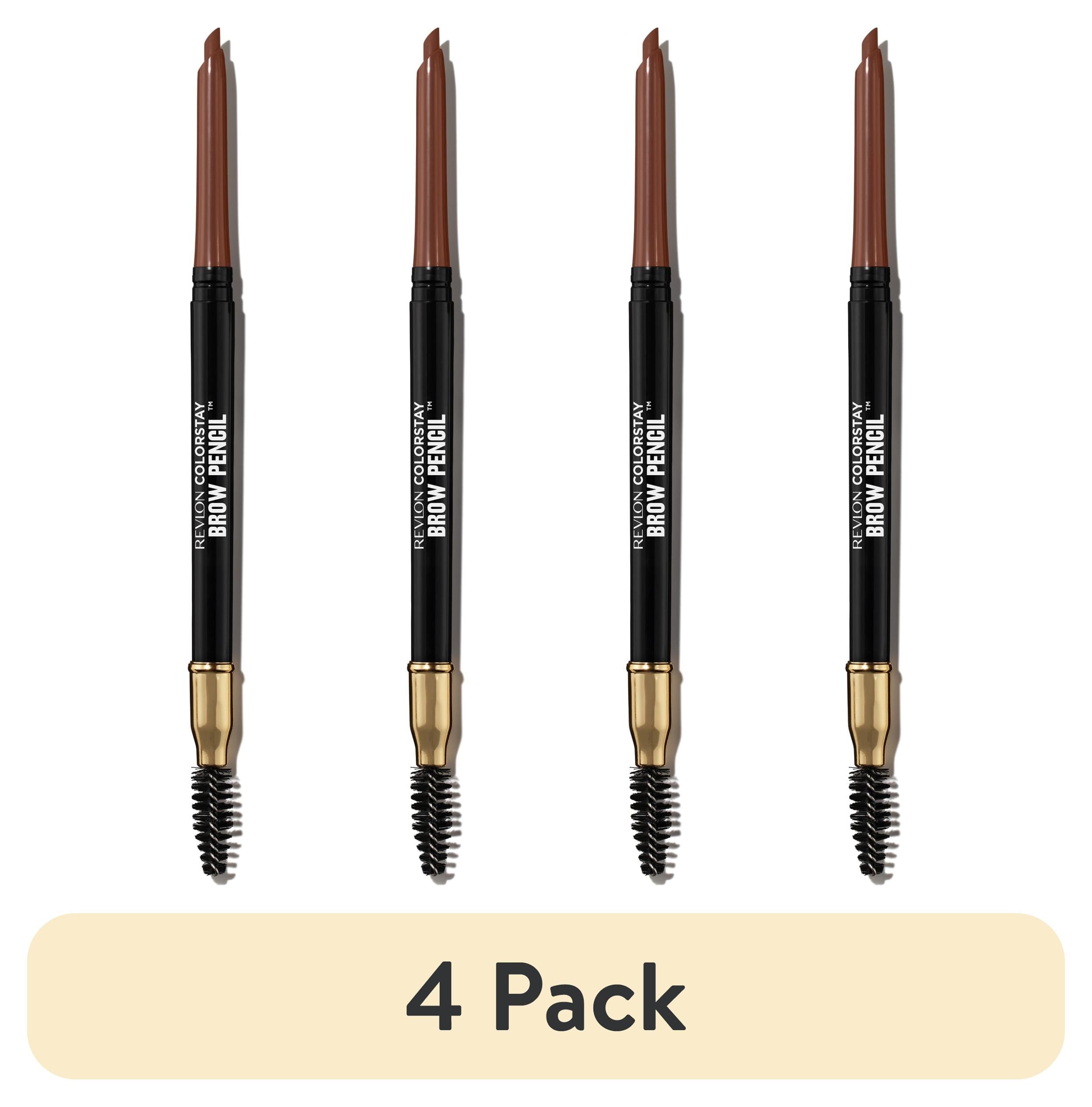 (4 pack) Revlon ColorStay Waterproof Eyebrow Pencil, Mechanical & Long Lasting, 215 Auburn, 0.021 oz