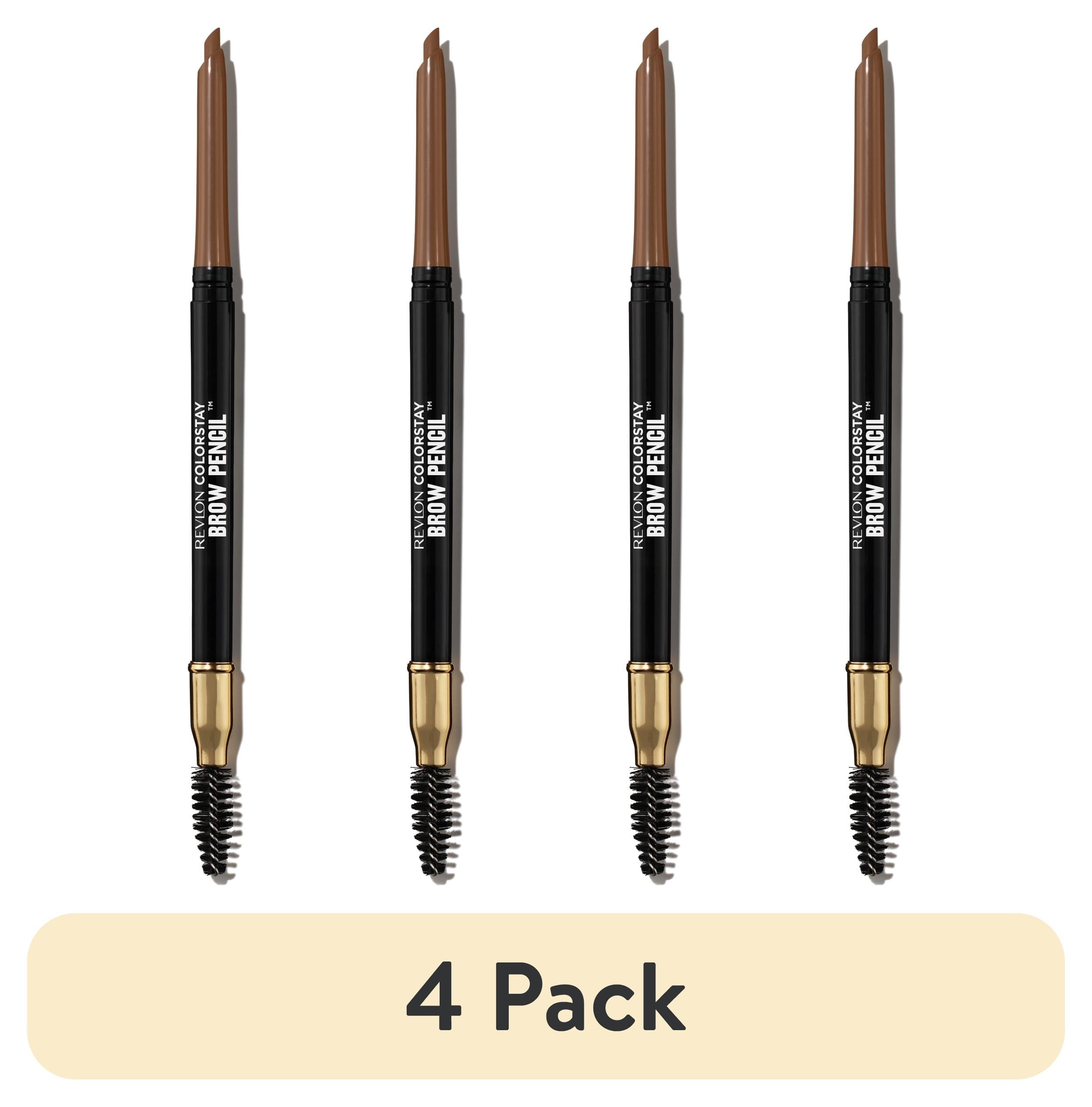 (4 pack) Revlon ColorStay Waterproof Eyebrow Pencil, Mechanical & Long Lasting, 210 Soft Brown, 0.021 oz