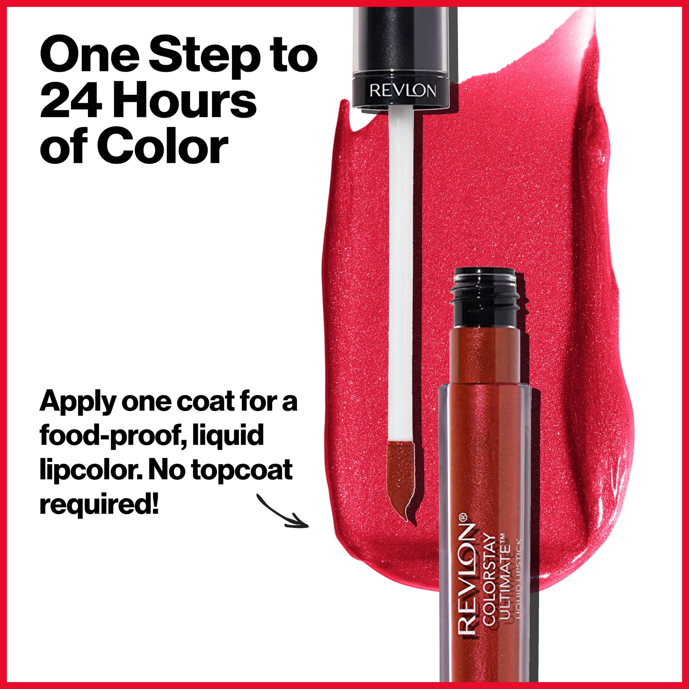 Revlon ColorStay Ultimate Lightweight Satin Liquid Lipstick, 0.1 fl oz