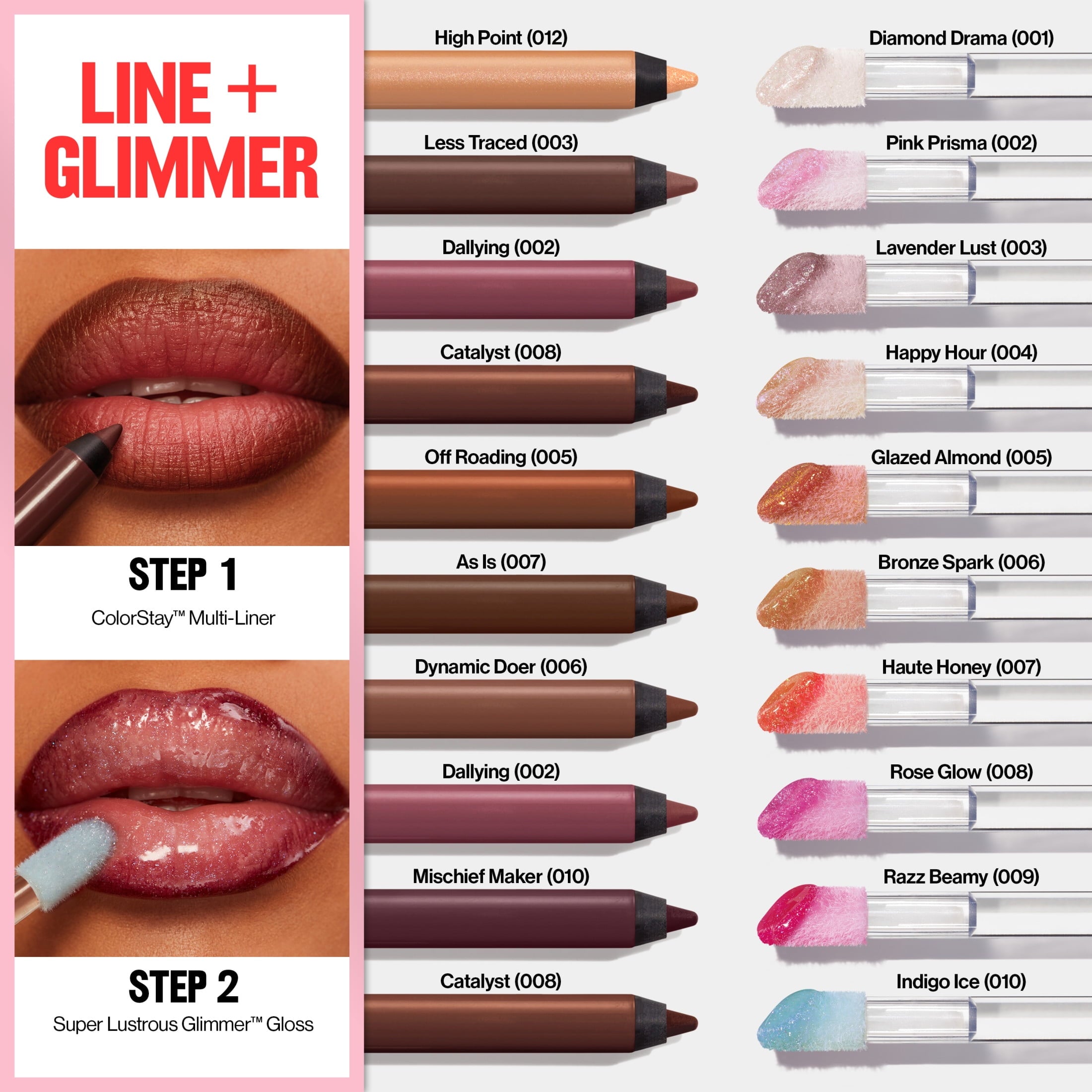 Revlon Super Lustrous Glimmer High-Shine Lip Gloss, 006 Bronze Spark, 0.13 fl oz