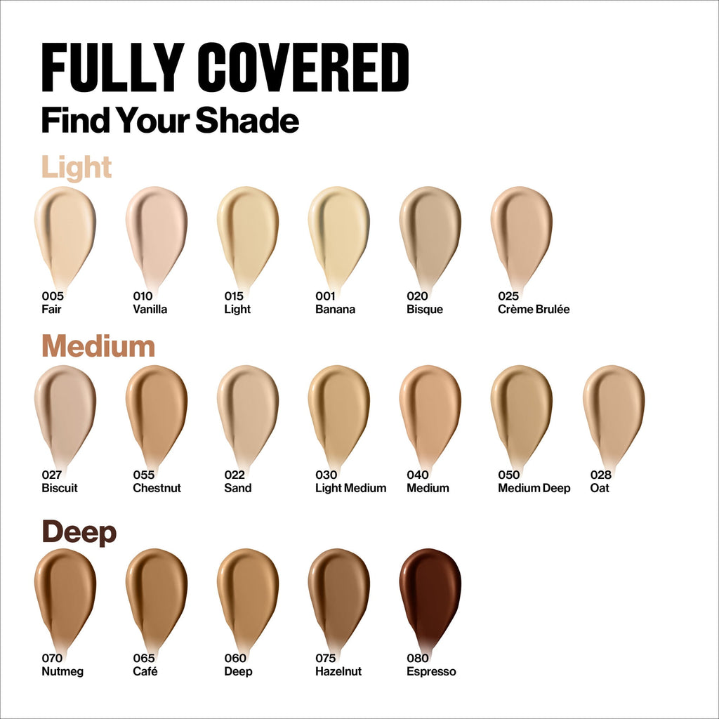 Revlon ColorStay Liquid Concealer Makeup, Full Coverage, 025 Creme Brulee, 0.21 fl oz