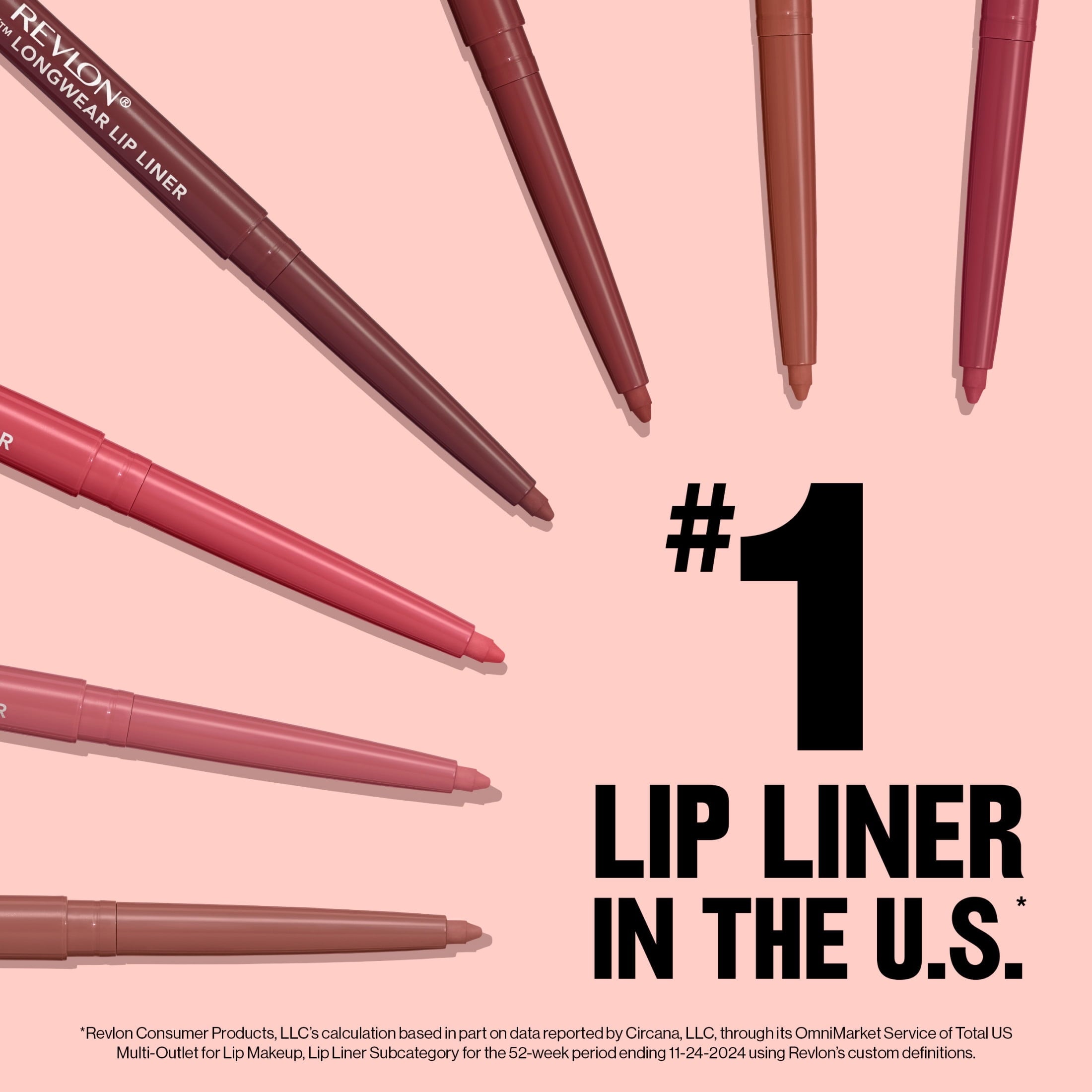 (3 pack) Revlon ColorStay Longwear Lip Liner Pencil, 645 Chocolate, 0.01 oz
