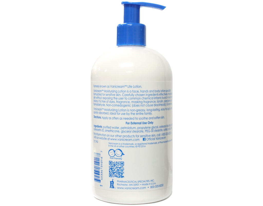 Vanicream Lite Lotion Bottle with Pump 16 Oz 2 Pack