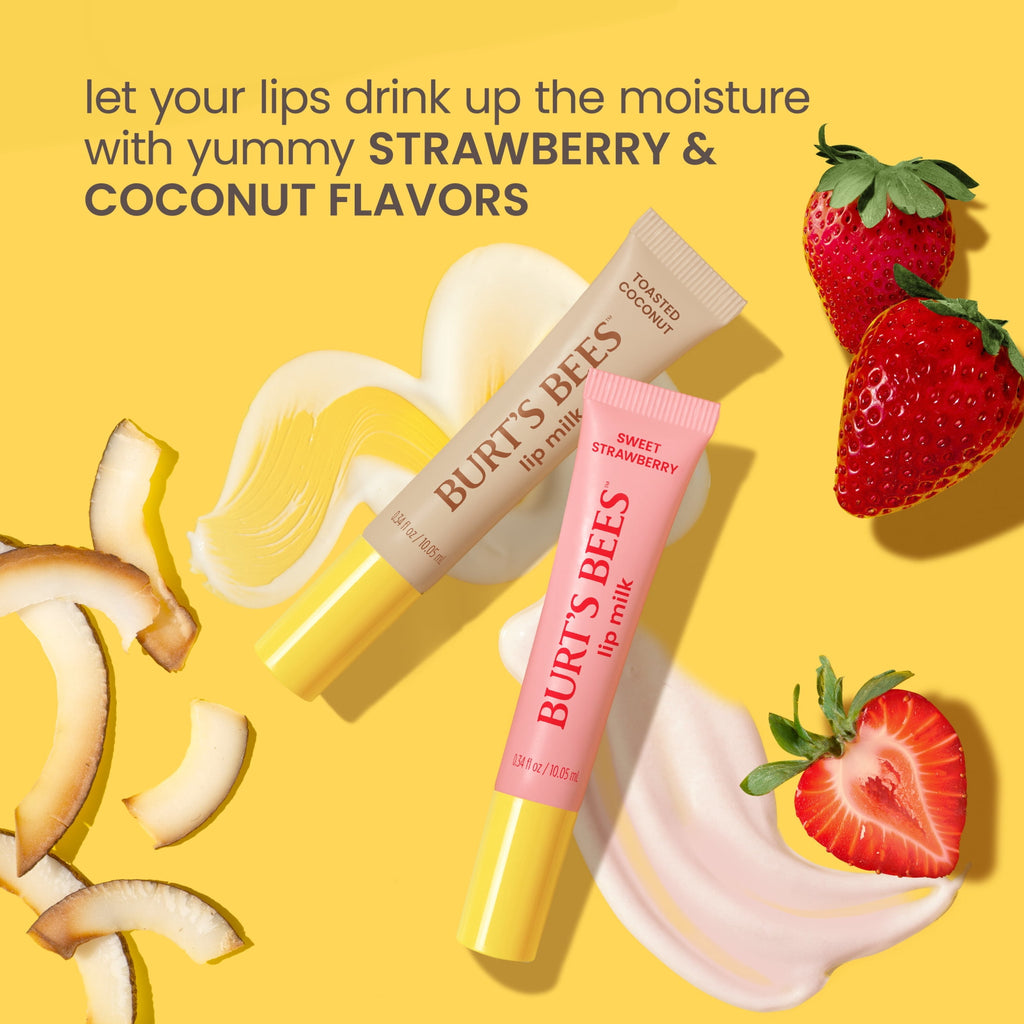 Burt's Bees Lip Milk Lip Serum, Sweet Strawberry