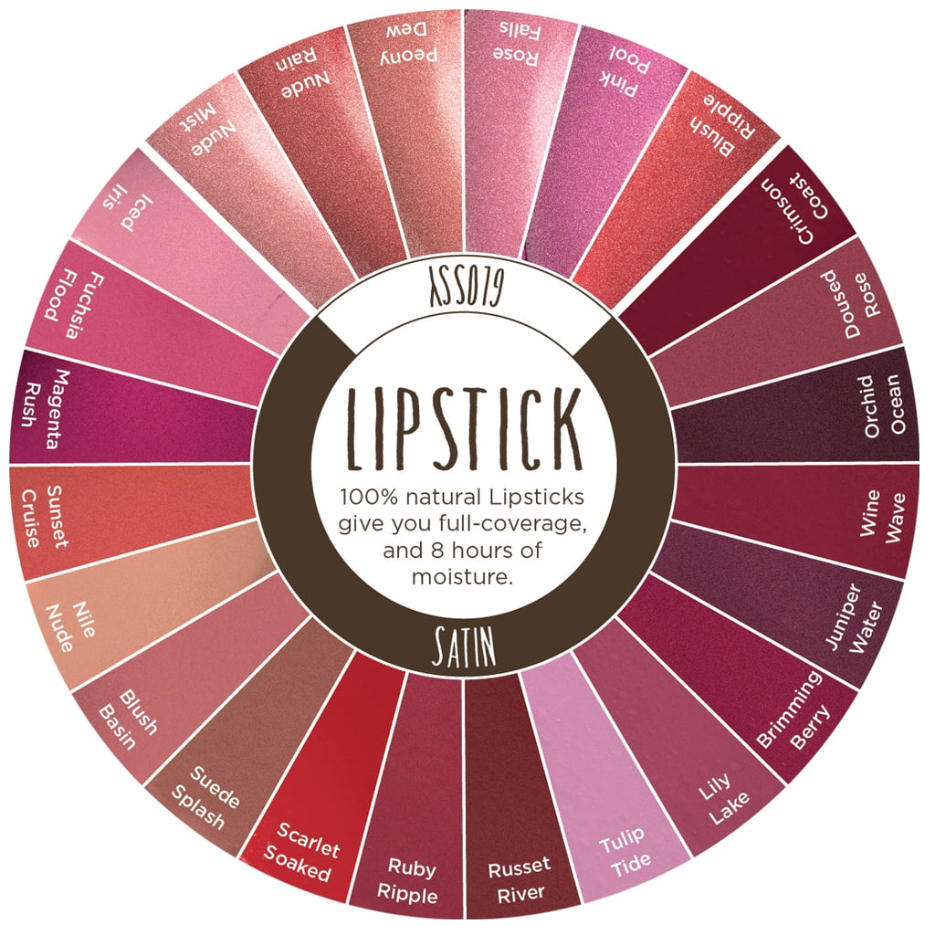 Burt's Bees 100% Natural Moisturizing Lipstick, Brimming Berry - 1 Tube