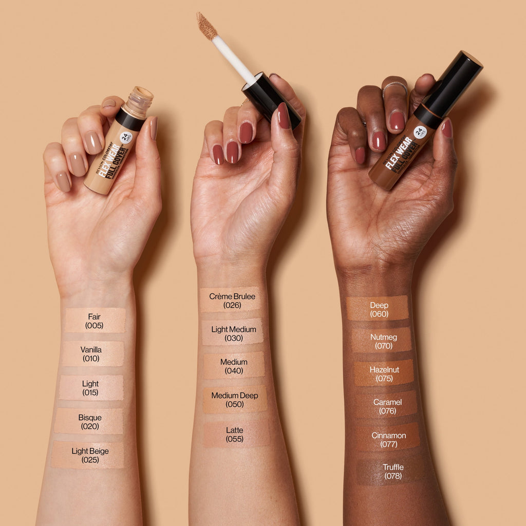 Revlon ColorStay Flex Wear Concealer, Full Coverage, 24HR Wear, 076 Caramel, 0.34 fl oz