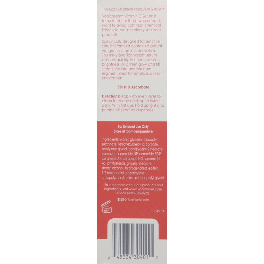 Vanicream Vitamin C Serum 1.2 oz