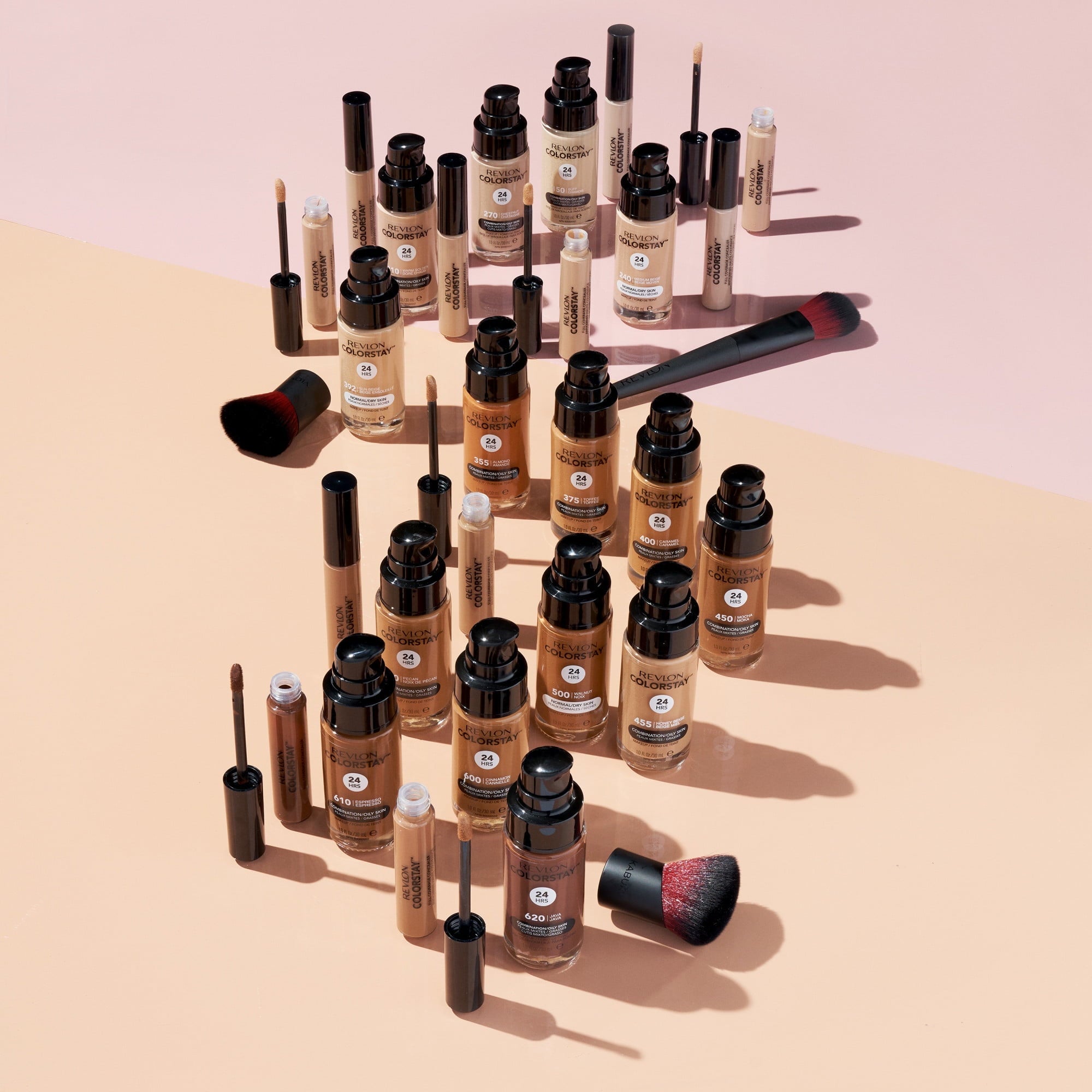Revlon ColorStay Liquid Concealer Makeup, Full Coverage, 050 Medium Deep, 0.21 fl oz