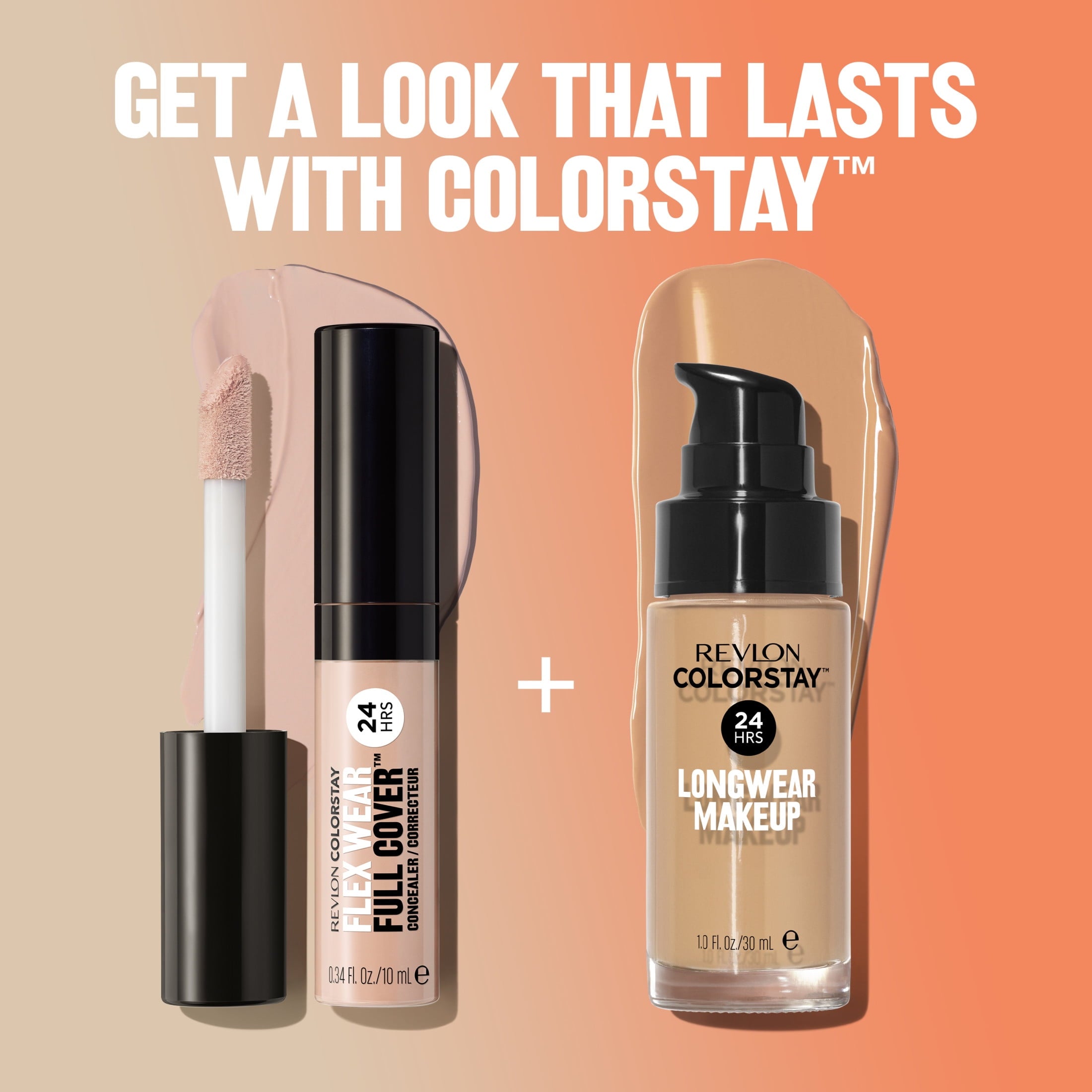 Revlon ColorStay Flex Wear Concealer, Full Coverage, 24HR Wear, 060 Deep, 0.34 fl oz