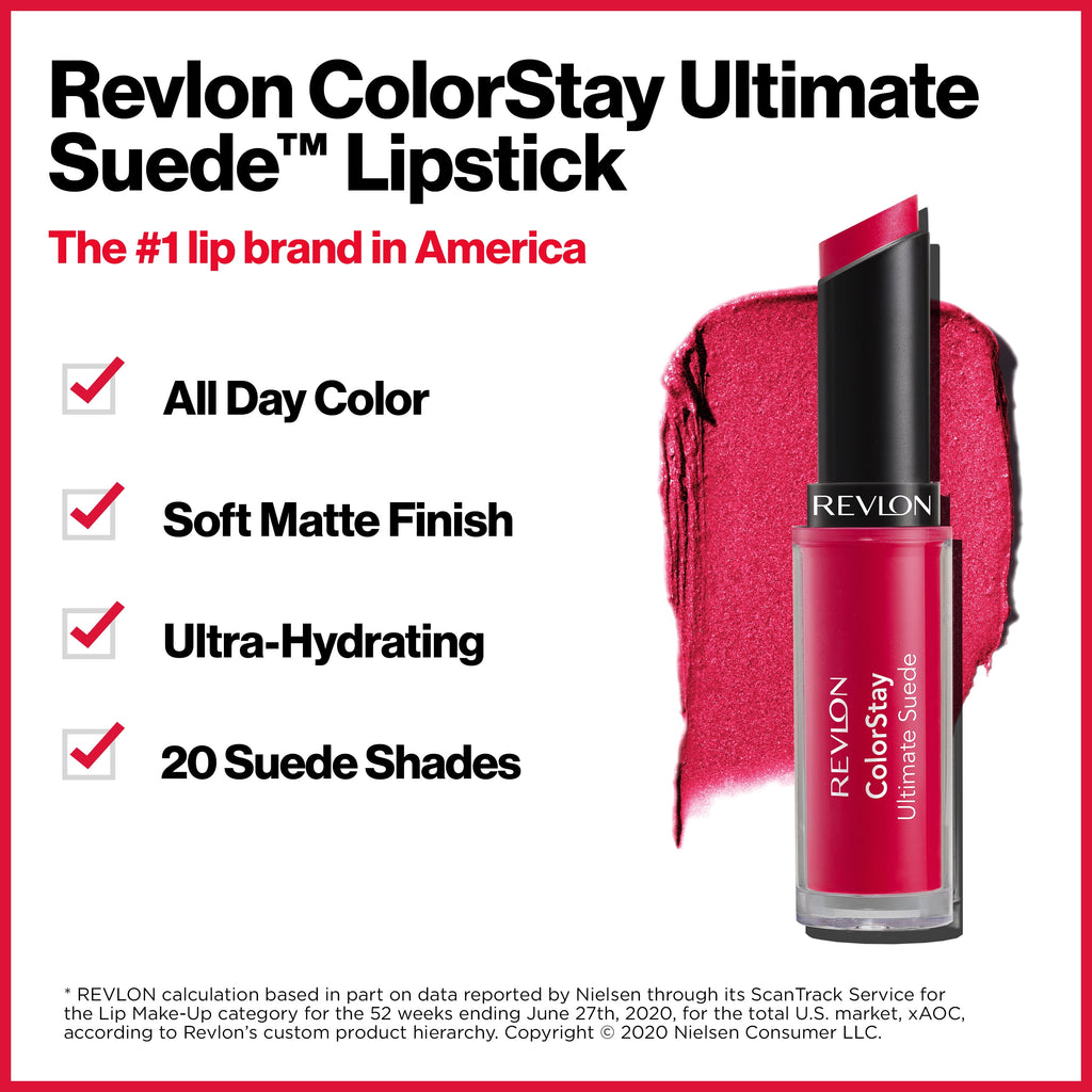 Revlon colorstay ultimate suede lipstick, runway