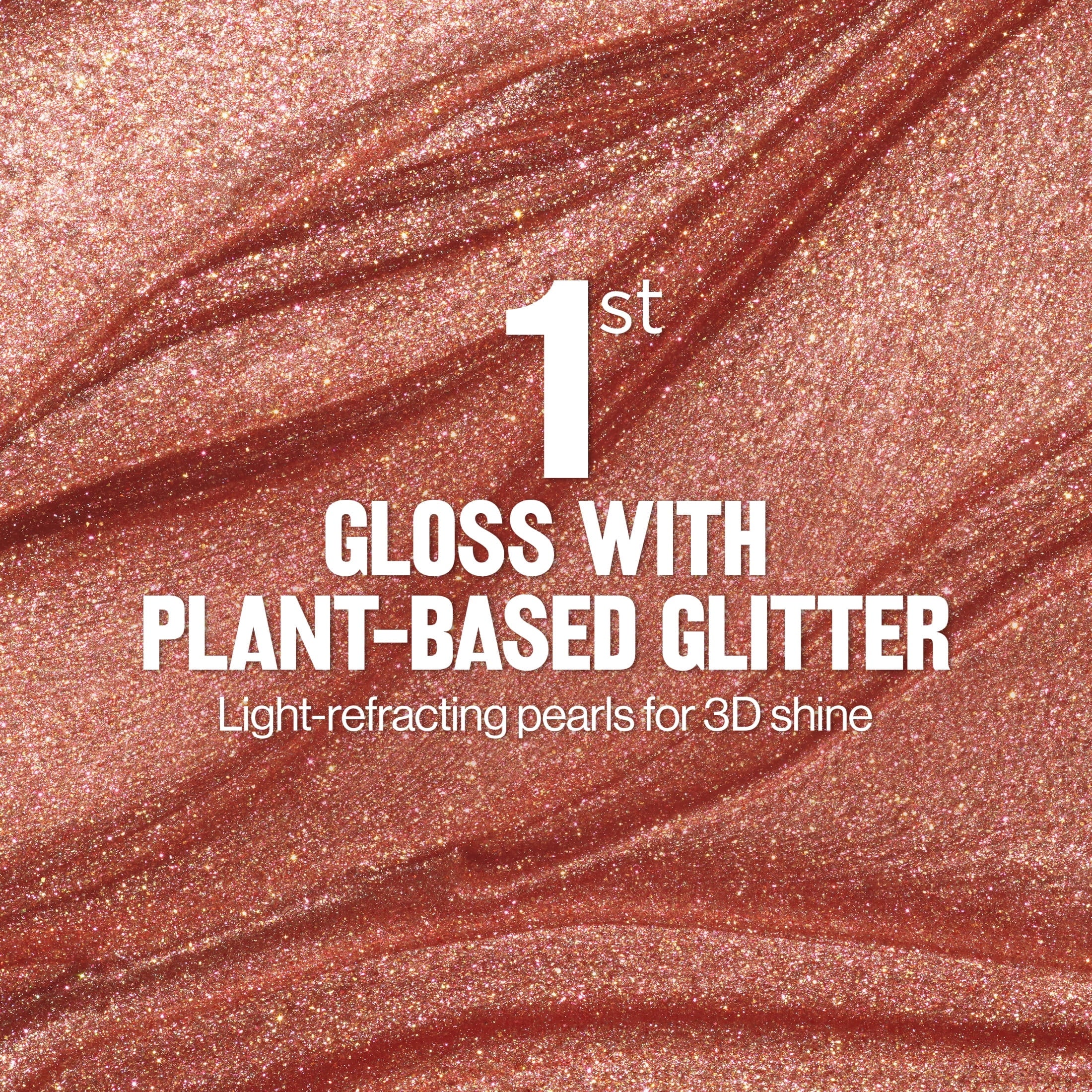 Revlon Super Lustrous Glimmer High-Shine Lip Gloss, 006 Bronze Spark, 0.13 fl oz
