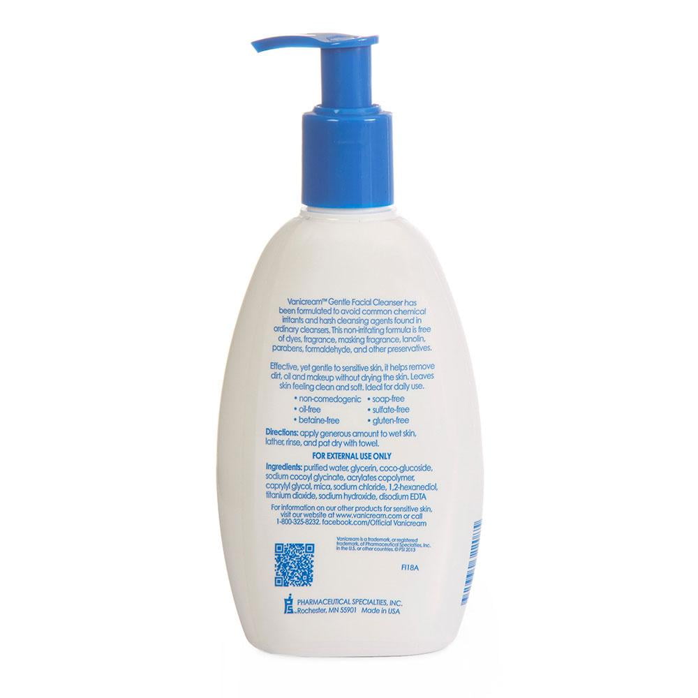 Vanicream For Sensitive Skin Gentle Facial Cleanser, 8 fl oz