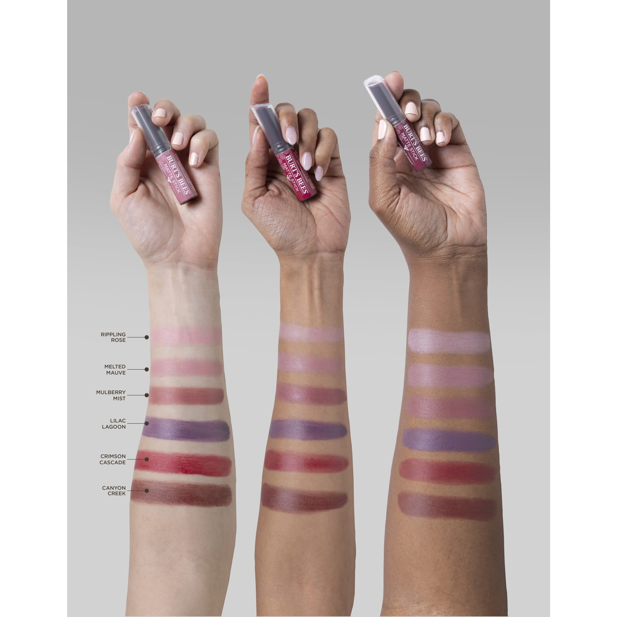 Burts Bees 100% Natural Origin Matte Stick - Puddle of Plum, 1 Tube