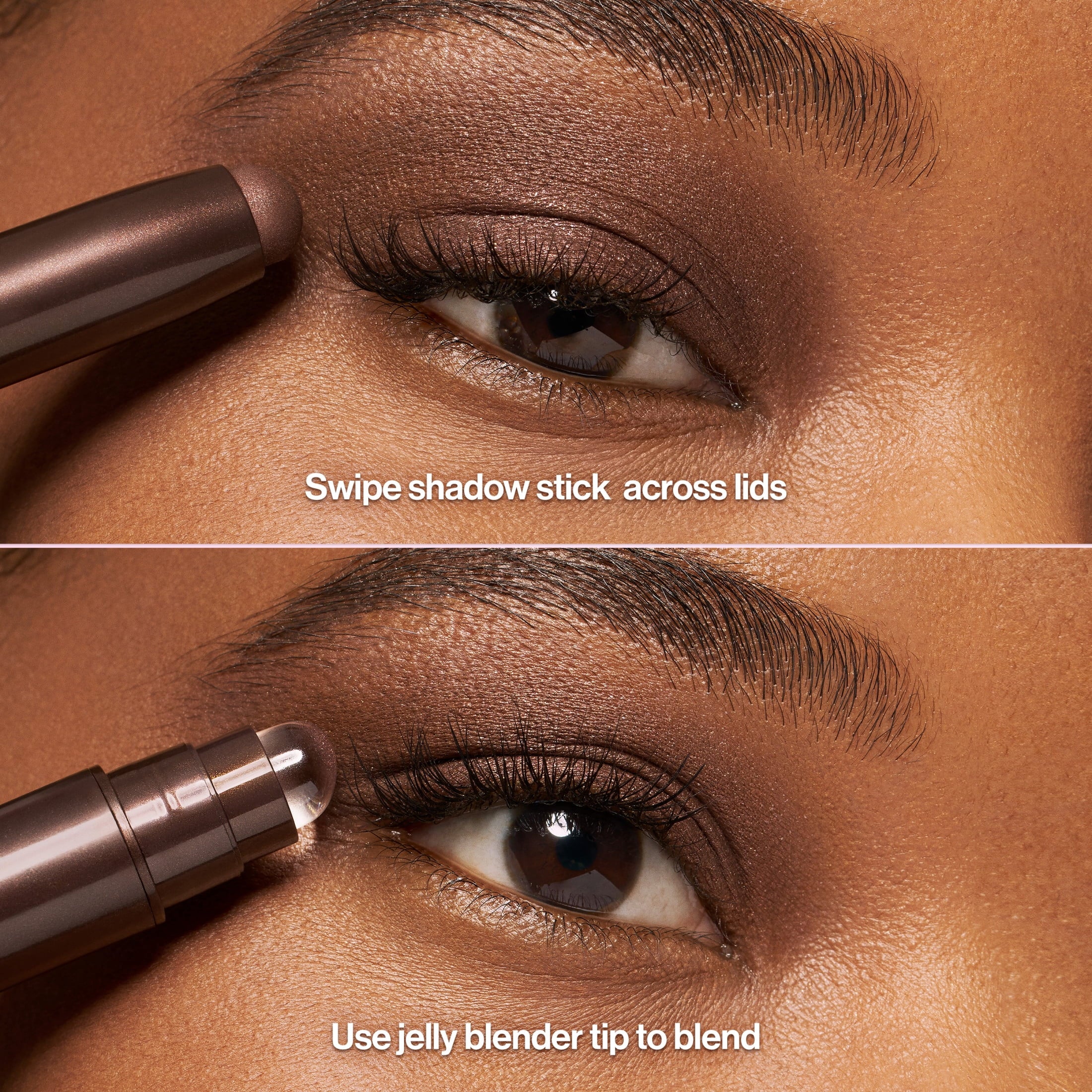 Revlon Glimmer Eyeshadow Multi-Stick Eye Makeup with Jelly Blender, 107 Ghosted