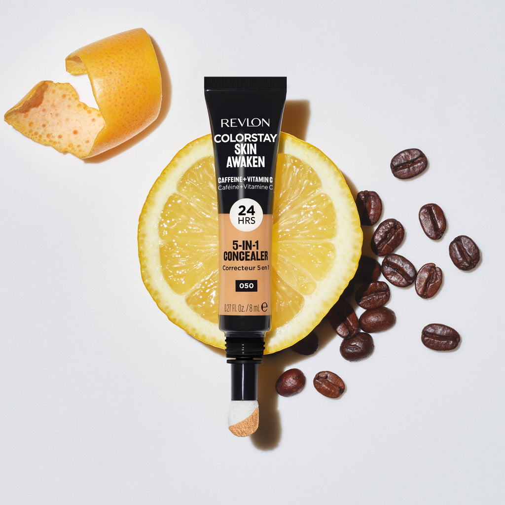Revlon ColorStay Skin Awaken Cream Concealer Makeup, Longwear, 077 Cinnamon, 0.27 fl oz